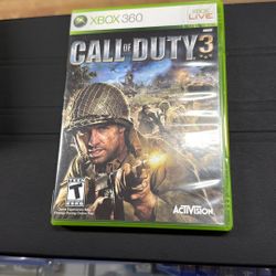 Call Of Duty 3 Xbox 360