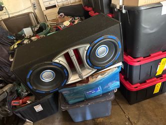 Speakers and boxes and amps