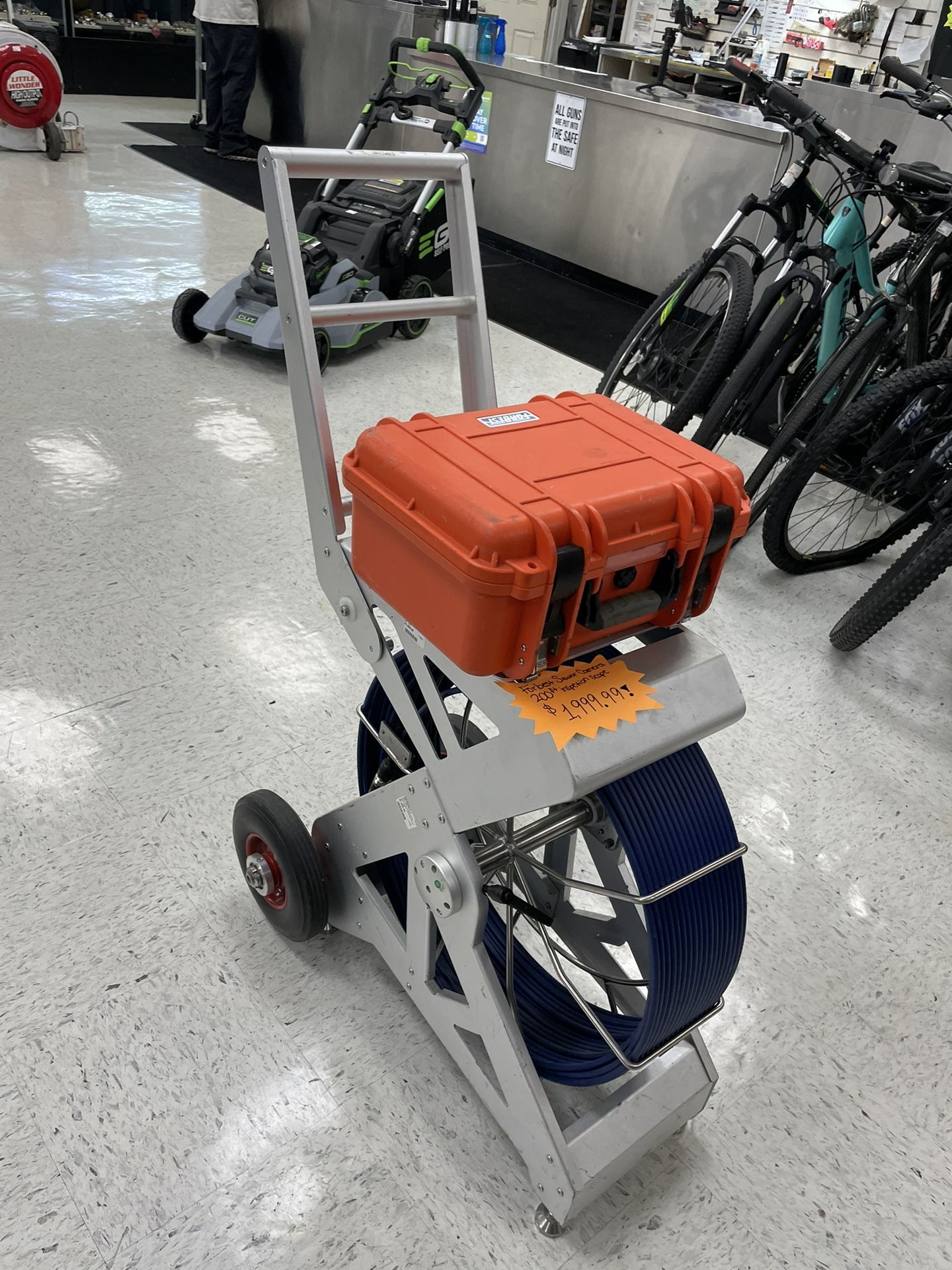 Forbest 3388ET Mid Range Sewer Camera.