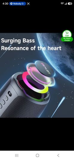 20W High-power Wireless Speaker, Portable For Outdoor Use, With 2 Speakers, Built-in 3600mAh Battery, With RGB Colorful Lights, Compatible With SD/USB