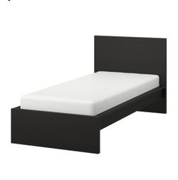 twin bed frame same bed frame but dark brown. Slats Are Not Available