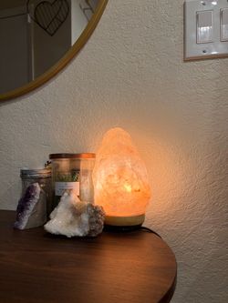 Salt rock lamp