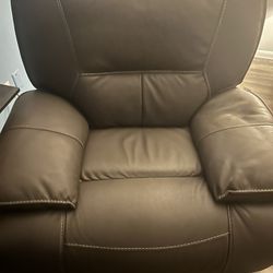 Leather Electric Recliner 