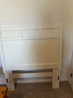 Twin size bed headboard piece