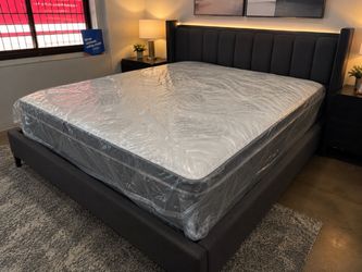 🔥 14” QUEEN LUXURY HYBRID MATTRESS — ONLY $450! 🔥 $0 Down Financing, Same Day Delivery Available
