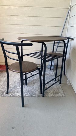 Patio table with chairs