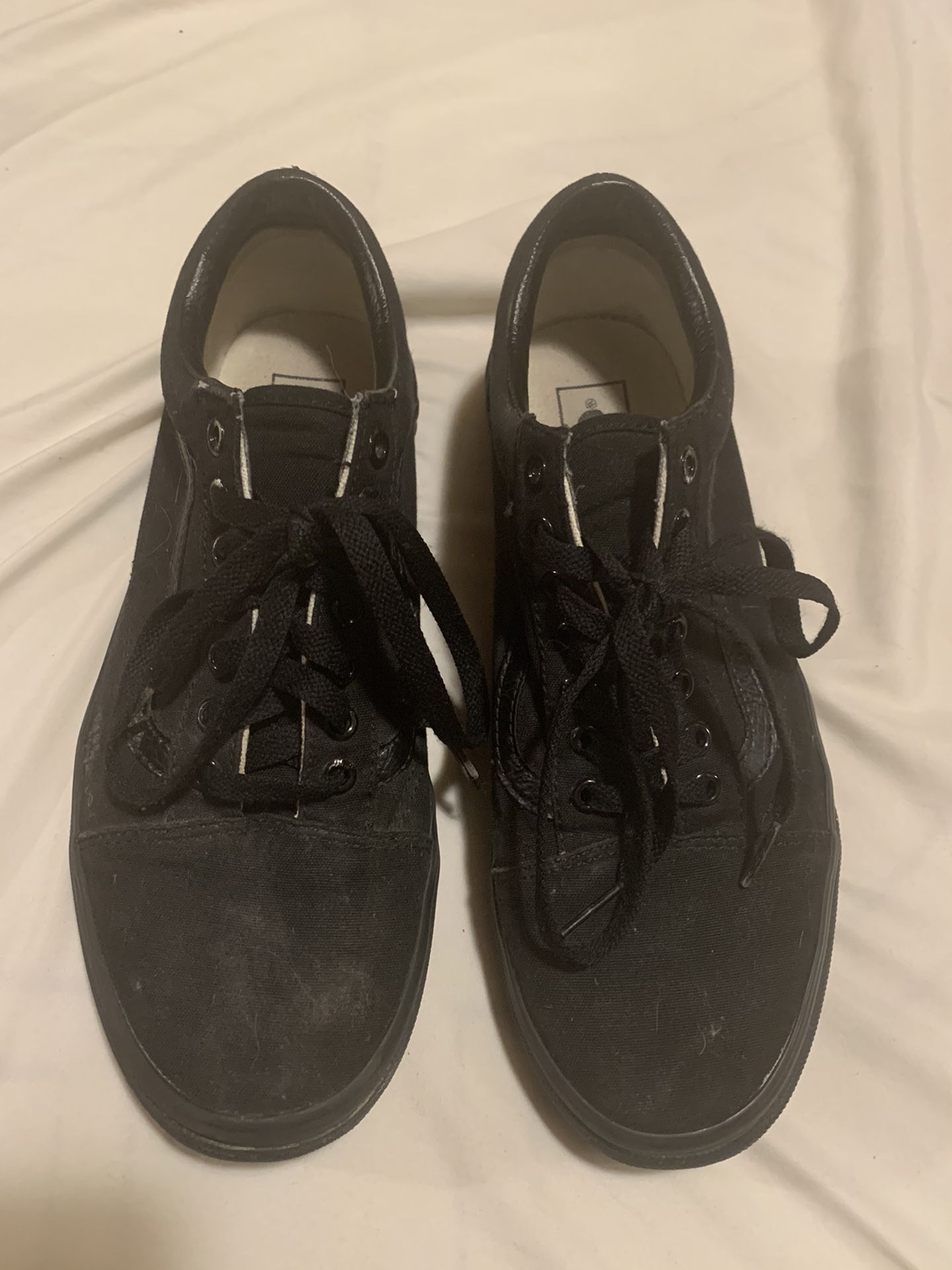 Size 8.5 Black Vans