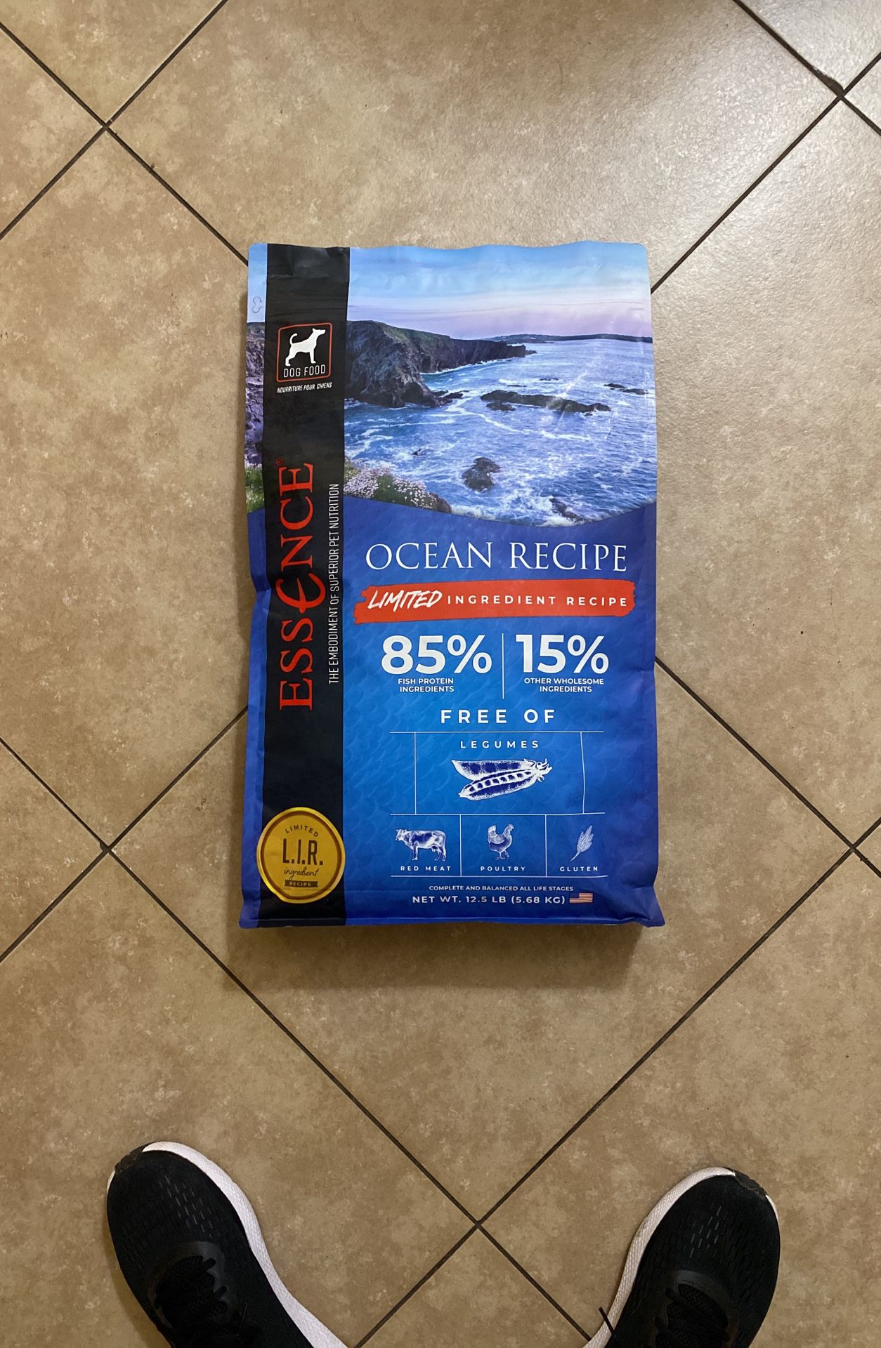 Essence Ocean Recipe Dog Food 12.5 Lbs
