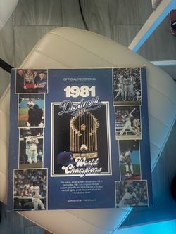 Dodgers 1981 world Champions Vinyl