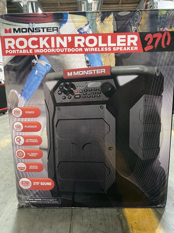 Monster Rockin' Roller 270 Portable Indoor/Outdoor Wireless Speaker