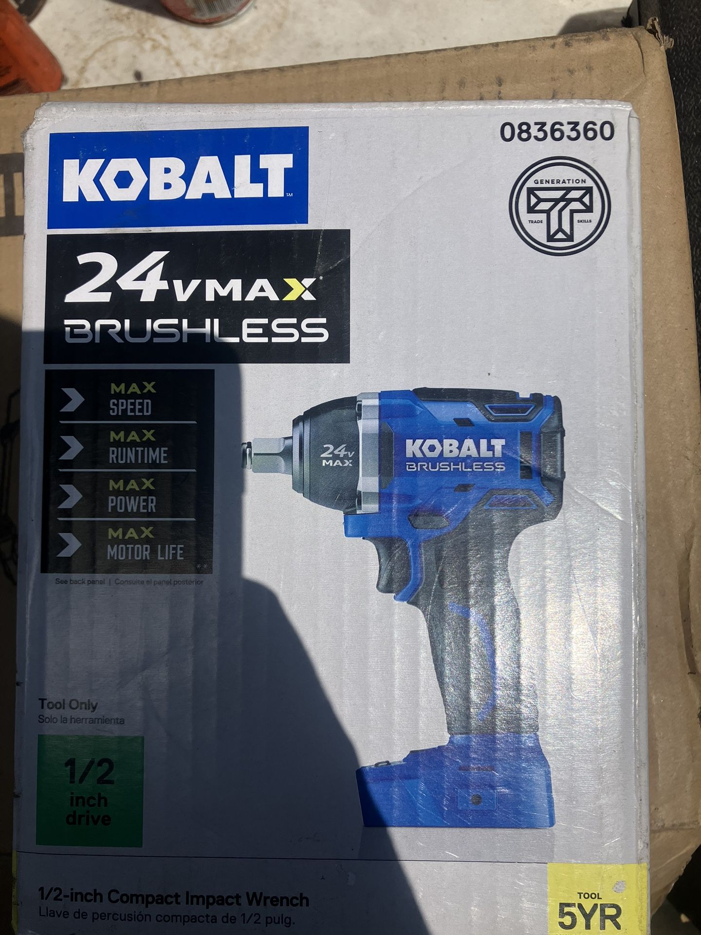 Cobalt Brushless power tool