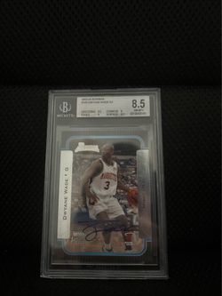 Dwayne Wade Bowman rookie auto BGS 8.5