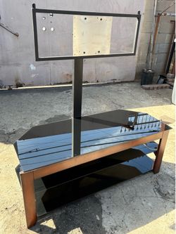Tv Stand Black Shelves