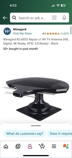 Winegard RV TV Antenna