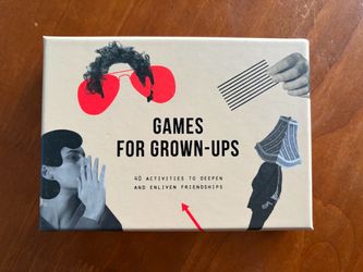 Games for Grown Ups card deck