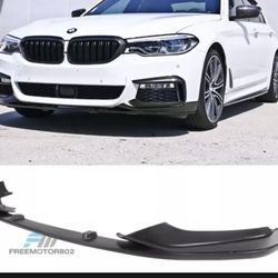 Fits 17-20 BMW G30 M-Tech M Sport MP Style PU Front Bumper Lip Spoiler 3PCS