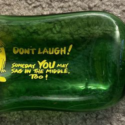 Vintage House Art Melted Beer Bottle