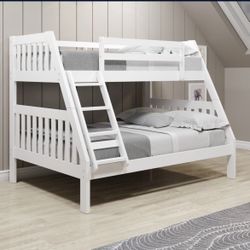 New Full Over Twin Bunk Beds 