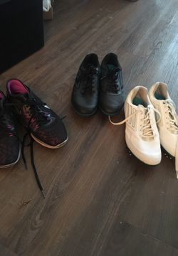 Women’s Nike and adidas shoes and golf shoes