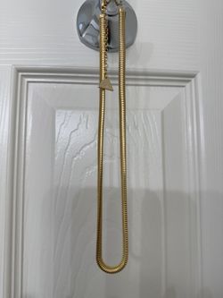 NWT ANTHROPOLOGIE x Serefina GOLD Classic snake chain