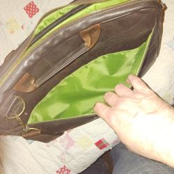 Eddie Bauer Laptop Leather Case