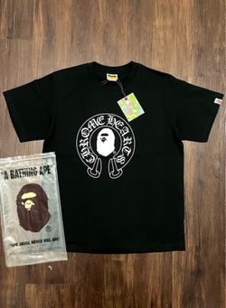 Black Bape x Chrome Hearts t-shirt