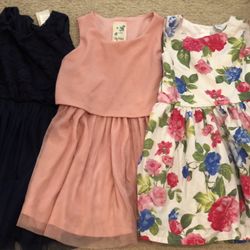 4T girls Lot Of Dresses and Back To School Clothes 