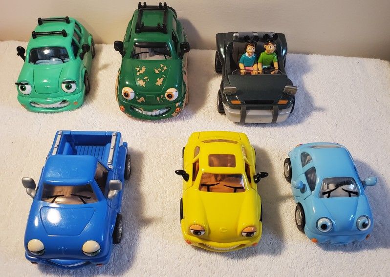 Chevron Cars Lot Of 6 Cars Toys Vintage Techron Collectibles