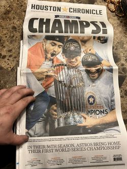 2017/2022 Astros World Series Houston Chronicle
