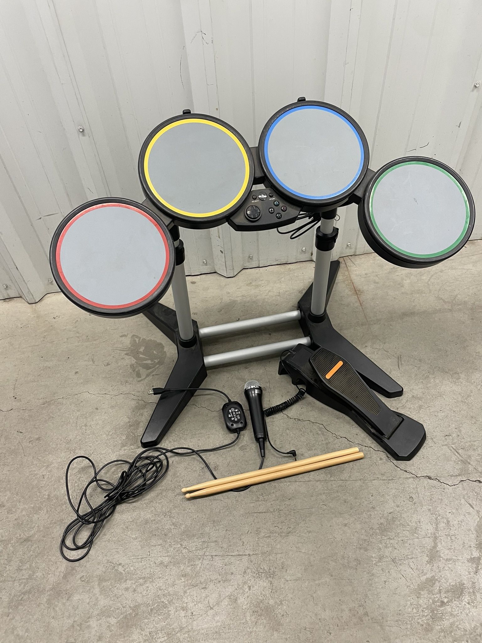 Rock Band Drum Set - Playstation 2/Playstation 3 comes with extra accessories