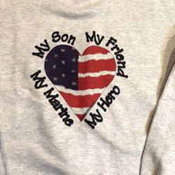 Women’s My Son My Friend My Hero My Marine sweatshirt. XXL