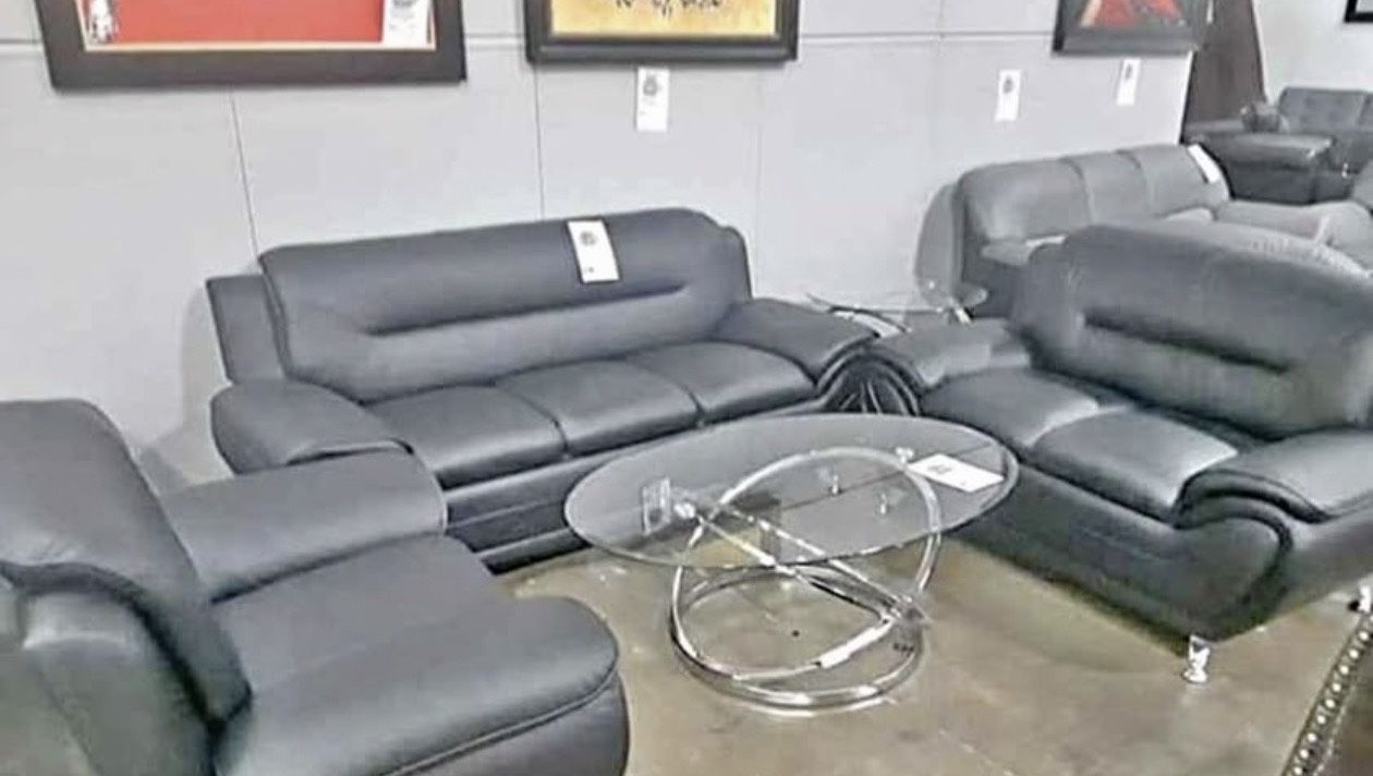 ALL GREY sofa & loveseat SET β
β
π©Άπ©Ά