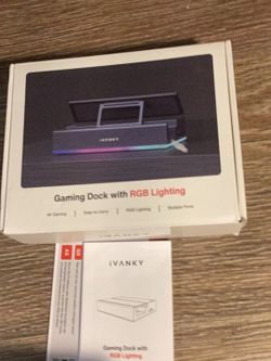 New iVANKY 4K@120Hz RGB Dock ROG Ally X/Legion Go/Steam Deck OLED/MSI Claw/Switch Dock, 14-in-1 Hub Docking Station for ASUS Alloy, HDMI 2.1, 1Gbps Et