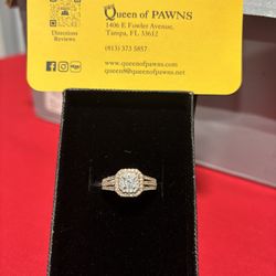 14KT ROSE GOLD ENGAGEMENT RING