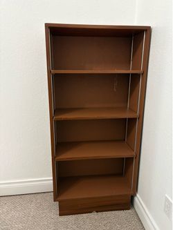 Wooden book shelf