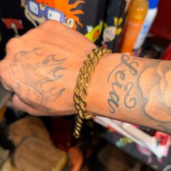 Gold Plated Bracelet Or Necklace 