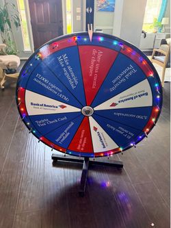 Large LED Prize Wheel + Travel Case