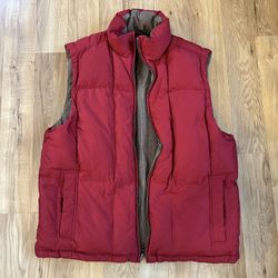 New Eddie Bauer Men’s Double-Sided Vest – Size Large