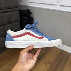 Vans Old Skool Blue White & Red Size 7