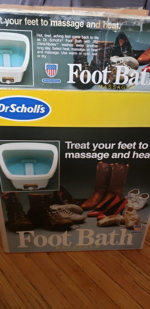 Dr.Scholl's Foot Massager With Heat & Vibration.
