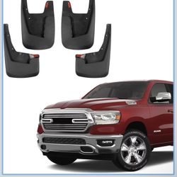 Mud Flaps Mud Guards Replacement for 2019-2024 Dodge Ram 1500 Without OEM Fende