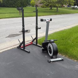 FREE. Rower and Weight Rack