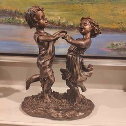 Children Dancing Statue - Shipping is Available