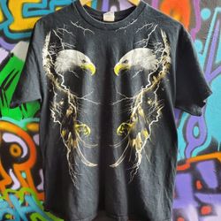 Vintage Y2k Eagle Lightning Shirt
