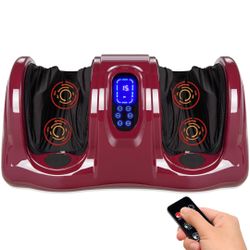 Best Choice Products Shiatsu Foot Massager for Pain Relief, Plantar Fasciitis, Neuropathy, Blood Circulation, Remote Control w/Compact Design
