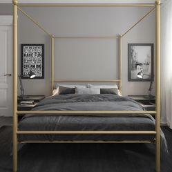 Gold Bed Frame 