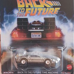 Back To The Future DeLorean Time Machine 1:64 Scale Premium Hot Wheels 🔥 🛞 New ** Buy $20+ And Get free Hot Wheels Sealed