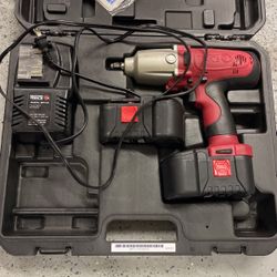 Matco half-inch drive 19.2 V impact wrench with LED light.