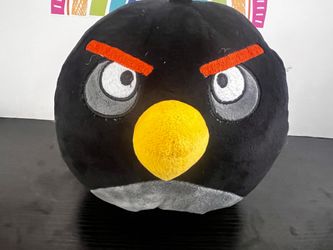 ANGEY BIRD NLACK BOMB 7 INCH PLUSH - NEW CONDITION