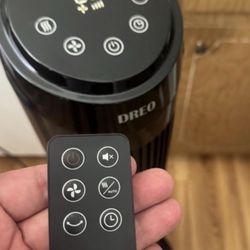 Dreo tower fan with remote